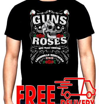 Guns and Roses, 3, men's t-shirt, 100% cotton, S to 5XL