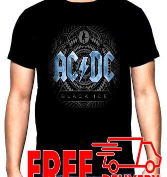 AC DC, Black ice, 3, men's t-shirt, 100% cotton, S to 5XL