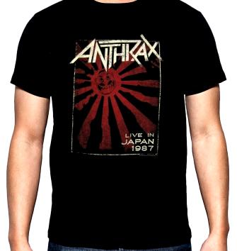 Anthrax, Live in Japan 1987, men's t-shirt, 100% cotton, S to 5XL