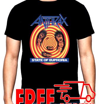 Anthrax, State of Euphoria, men's  t-shirt, 100% cotton, S to 5XL