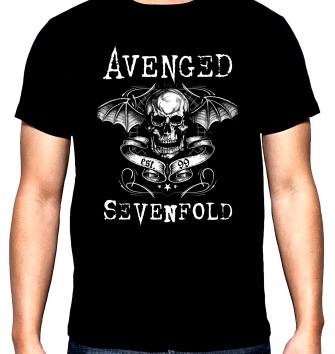 Avenged sevenfold, Logo, 3,  men's t-shirt, 100% cotton, S to 5XL