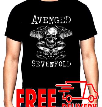 Avenged sevenfold, Logo, 3,  men's t-shirt, 100% cotton, S to 5XL