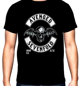 Avenged sevenfold, Logo, men's t-shirt, 100% cotton, S to 5XL