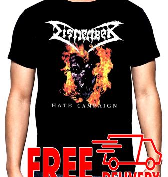 Dismember, Hate campaign, men's t-shirt, 100% cotton, S to 5XL