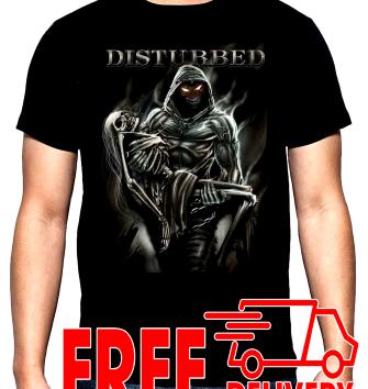 Disturbed, men's t-shirt, 100% cotton, S to 5XL