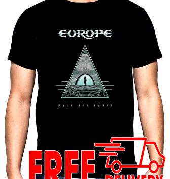 Europe, Walk the earth, men's t-shirt, 100% cotton, S to 5XL