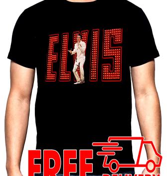Elvis, 3, men's t-shirt, 100% cotton, S to 5XL