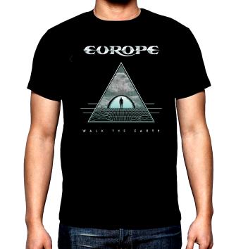 Europe, Walk the earth, men's t-shirt, 100% cotton, S to 5XL