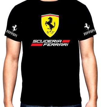 Ferrari scuderia, formula one team, men's  t-shirt, 100% cotton, S to 5XL