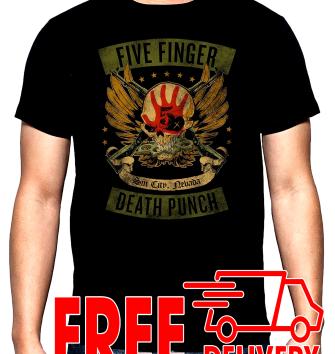 Five finger death punch, 6, men's t-shirt, 100% cotton, S to 5XL