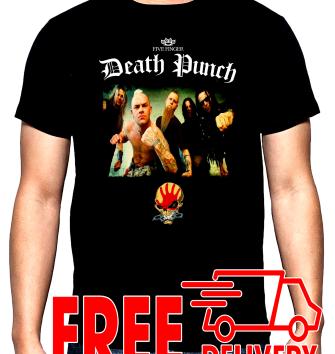 Five finger death punch, Band, men's t-shirt, 100% cotton, S to 5XL