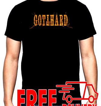 Gotthard, Logo, men's t-shirt, 100% cotton, S to 5XL
