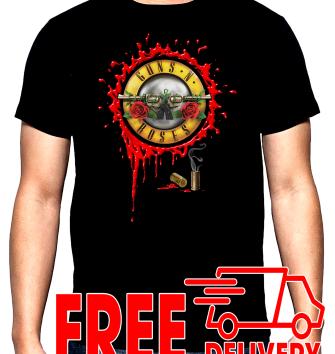 Guns and Roses, 2, men's t-shirt, 100% cotton, S to 5XL