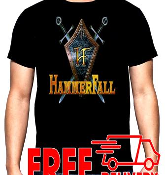 Hammerfall, Logo, men's t-shirt, 100% cotton, S to 5XL