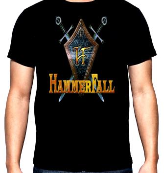 Hammerfall, Logo, men's t-shirt, 100% cotton, S to 5XL