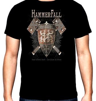 Hammerfall, Steel Meets Steel-Ten Years of Glory, men's t-shirt, 100% cotton, S to 5XL