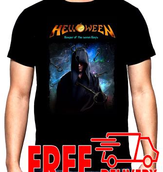 Heloween, The keeper of the seven keys, men's  t-shirt, 100% cotton, S to 5XL