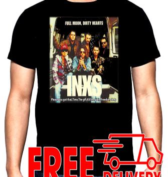 INXS, Full moon dirty hearts, men's t-shirt, 100% cotton, S to 5XL