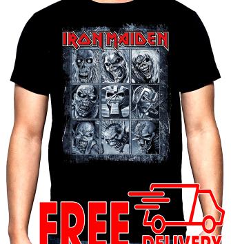 Iron Maiden, 5, men's t-shirt, 100% cotton, S to 5XL