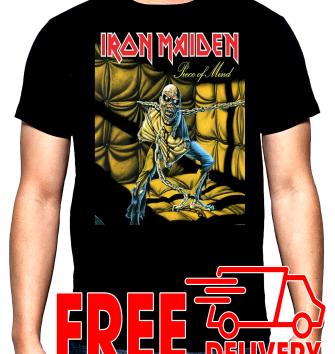 Iron Maiden, Piece of mind, men's t-shirt, 100% cotton, S to 5XL