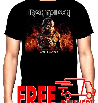 Iron Maiden, The Book Of Souls Live Chapter, men's t-shirt, 100% cotton, S to 5XL