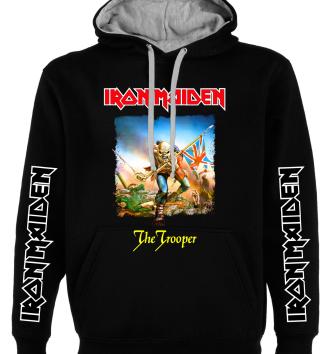 Iron Maiden, The trooper, men's sweatshirt, hoodie, Premium quality