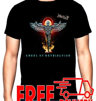 Judas Priest, Angel of retribution, men's  t-shirt, 100% cotton, S to 5XL