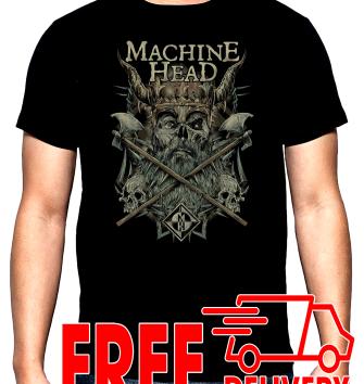 Machine head, 2, men's t-shirt, 100% cotton, S to 5XL