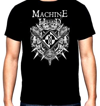 Machine head, men's t-shirt, 100% cotton, S to 5XL