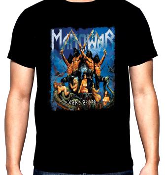 Manowar, Gods of war, men's  t-shirt, 100% cotton, S to 5XL