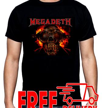 Megadeth, men's t-shirt, 100% cotton, S to 5XL