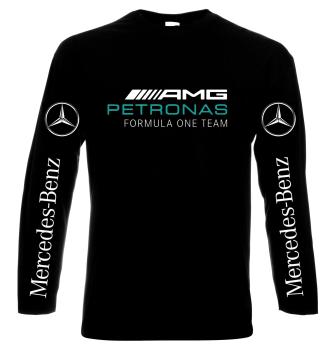 Mercedes Benz, AMG, Petronas, formula one team, men's long sleeve t-shirt, 100% cotton, S to 5XL