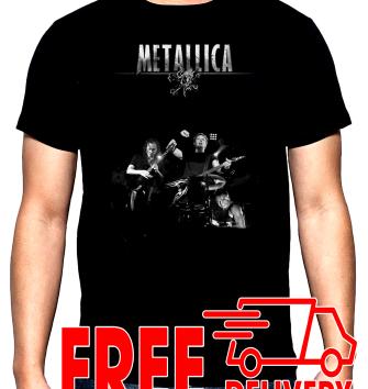 Metallica, Band, men's t-shirt, 100% cotton, S to 5XL