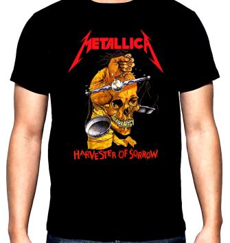 Metallica, Harvester of sorrow, men's  t-shirt, 100% cotton, S to 5XL