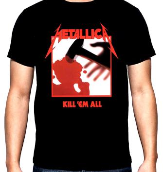 Metallica, Kill them all, men's  t-shirt, 100% cotton, S to 5XL