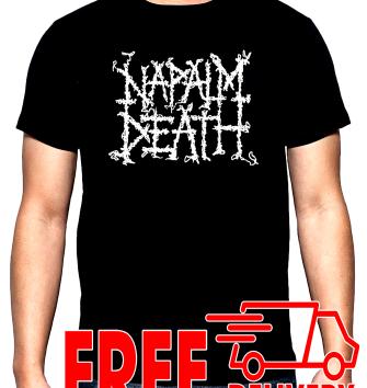 Napalm death, Logo, men's t-shirt, 100% cotton, S to 5XL