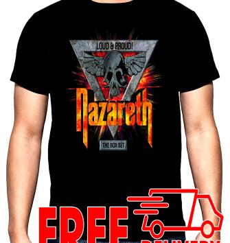 Nazareth, Loud and Proud, men's t-shirt, 100% cotton, S to 5XL