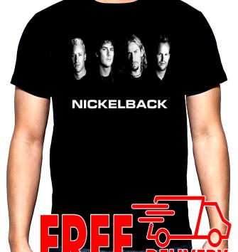Nickelback, Band, men's t-shirt, 100% cotton, S to 5XL.