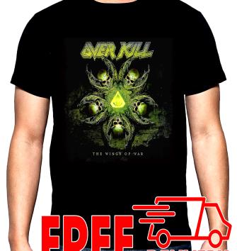 Overkill, The wings of war, men's t-shirt, 100% cotton, S to 5XL