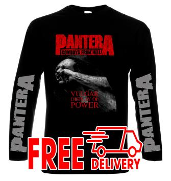 Pantera, Vulgar display of power, men's long sleeve t-shirt, 100% cotton, S to 5XL