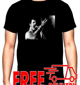 Queen, Freddie Mercury, 2, men's t-shirt, 100% cotton, S to 5XL