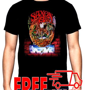 Saxon, Forever Free, men's t-shirt, 100% cotton, S to 5XL