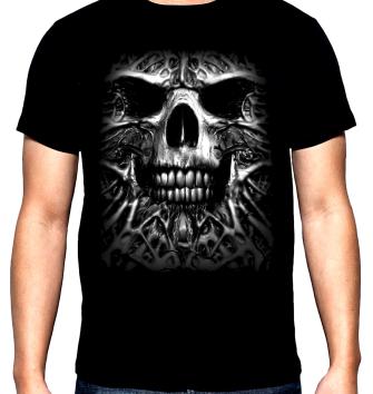 Skull, men's  t-shirt, 100% cotton, S to 5XL