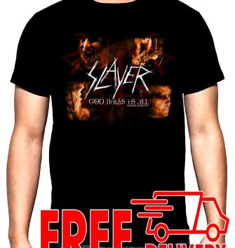 Slayer, God Hates Us All, 2, men's t-shirt, 100% cotton, S to 5XL