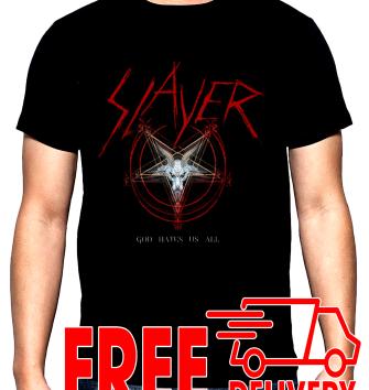 Slayer, God Hates Us All, men's t-shirt, 100% cotton, S to 5XL