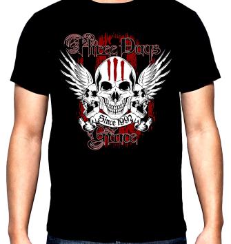 Three days grace, men's  t-shirt, 100% cotton, S to 5XL