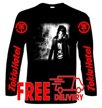 Tokio hotel, men's long sleeve t-shirt, 100% cotton, S to 5XL