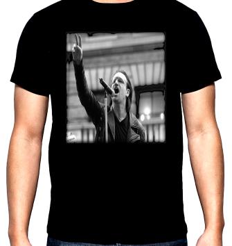 U2, men's t-shirt, 100% cotton, S to 5XL