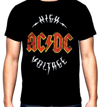 AC DC, High voltage, men's t-shirt, 100% cotton, S to 5XL