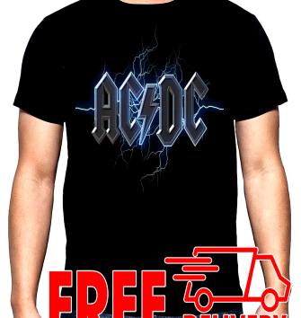 AC DC, Logo, 5, men's t-shirt, 100% cotton, S to 5XL